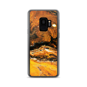 Samsung Galaxy S9 Yellow Orange Abstract Samsung Case by Design Express