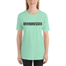 Heather Mint / S Overdressed Slogan Unisex T-Shirt by Design Express