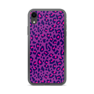 iPhone XR Purple Leopard Print iPhone Case by Design Express