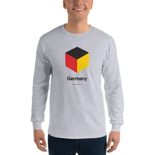 Sport Grey / S Germany "Cubist" Long Sleeve T-Shirt by Design Express