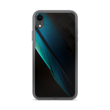 iPhone XR Blue Black Feather iPhone Case by Design Express