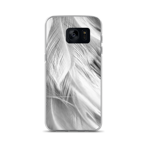 Samsung Galaxy S7 White Feathers Samsung Case by Design Express