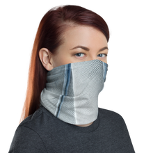 White Feathers Texture Neck Gaiter Masks by Design Express