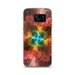 Samsung Galaxy S7 Abstract Flower 03 Samsung Case by Design Express