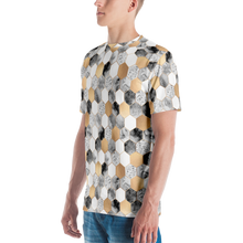 Hexagonal Pattern Men's T-shirt by Design Express