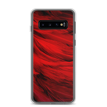 Samsung Galaxy S10 Red Feathers Samsung Case by Design Express