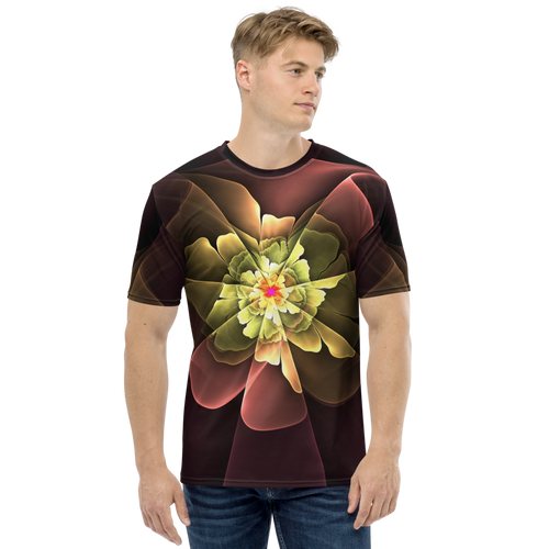 XS Abstract Flower 04 Men's T-shirt by Design Express