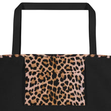 Leopard Face "All Over Animal" Beach Bag Totes by Design Express