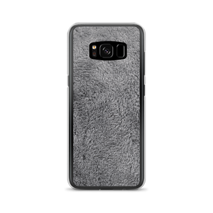 Samsung Galaxy S8 Soft Grey Fur Print Samsung Case by Design Express