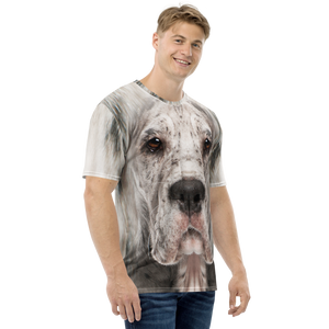 Great Dane Dog Men's T-shirt by Design Express