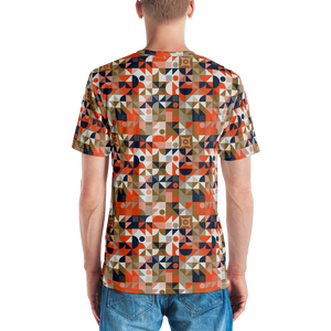 Mid Century Pattern Men's T-shirt by Design Express