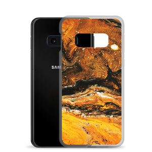 Yellow Orange Abstract Samsung Case by Design Express