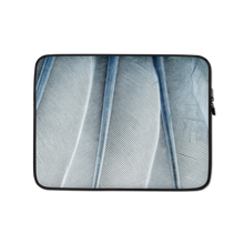 13 in White Feathers Texture Laptop Sleeve by Design Express