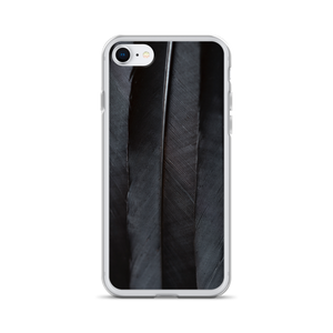 iPhone 7/8 Black Feathers iPhone Case by Design Express
