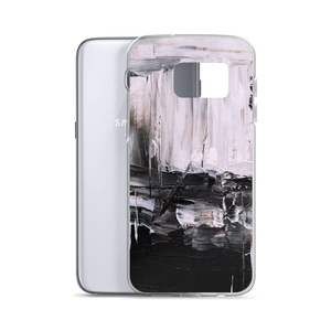 Black & White Abstract Painting Samsung Case by Design Express