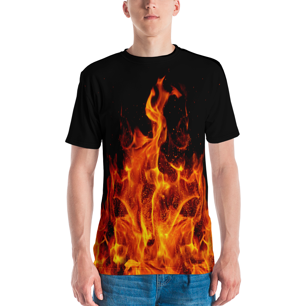 XS On Fire Men's T-shirt by Design Express