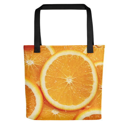 Default Title Sliced Orange Tote Bag by Design Express