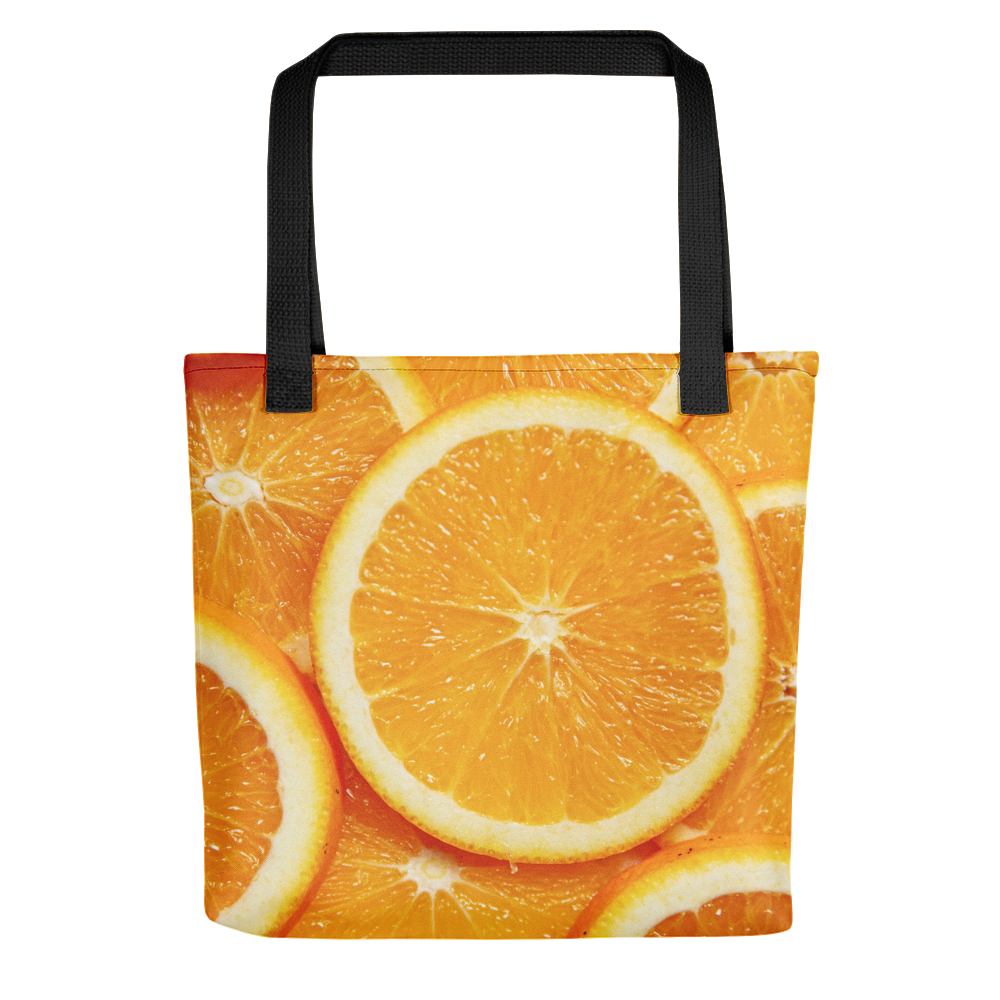 Default Title Sliced Orange Tote Bag by Design Express