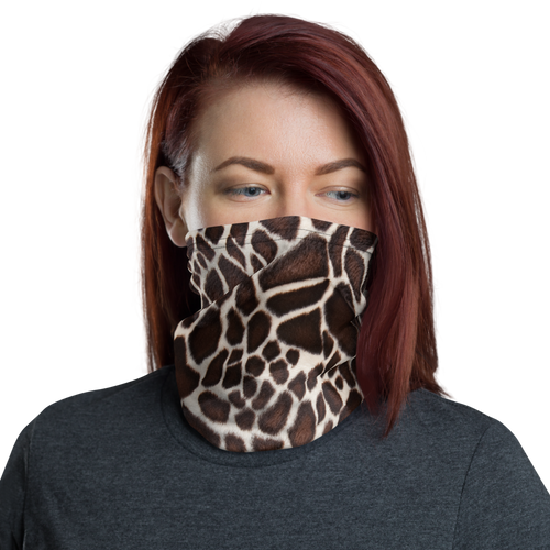 Default Title Giraffe Texture Neck Gaiter Masks by Design Express