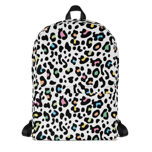 Default Title Color Leopard Print Backpack by Design Express