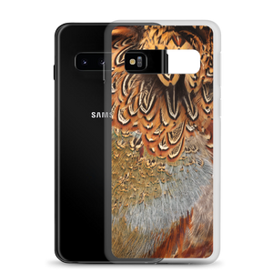 Brown Pheasant Feathers Samsung Case by Design Express