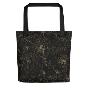 Default Title Golden Floral Tote bag by Design Express