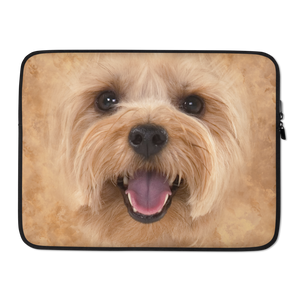 15 in Yorkie Dog Laptop Sleeve by Design Express