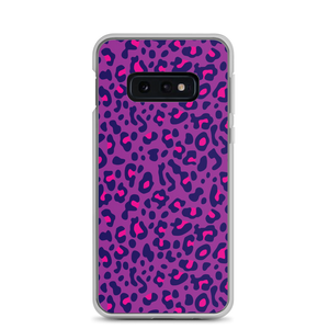 Samsung Galaxy S10e Purple Leopard Print Samsung Case by Design Express