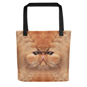 Black Persian Cat "All Over Animal" Tote bag Totes by Design Express