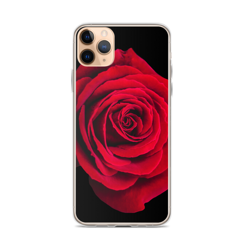 iPhone 11 Pro Max Charming Red Rose iPhone Case by Design Express