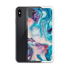 Blue Multicolor Marble iPhone Case by Design Express