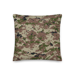 18×18 Desert Digital Camouflage Premium Pillow by Design Express