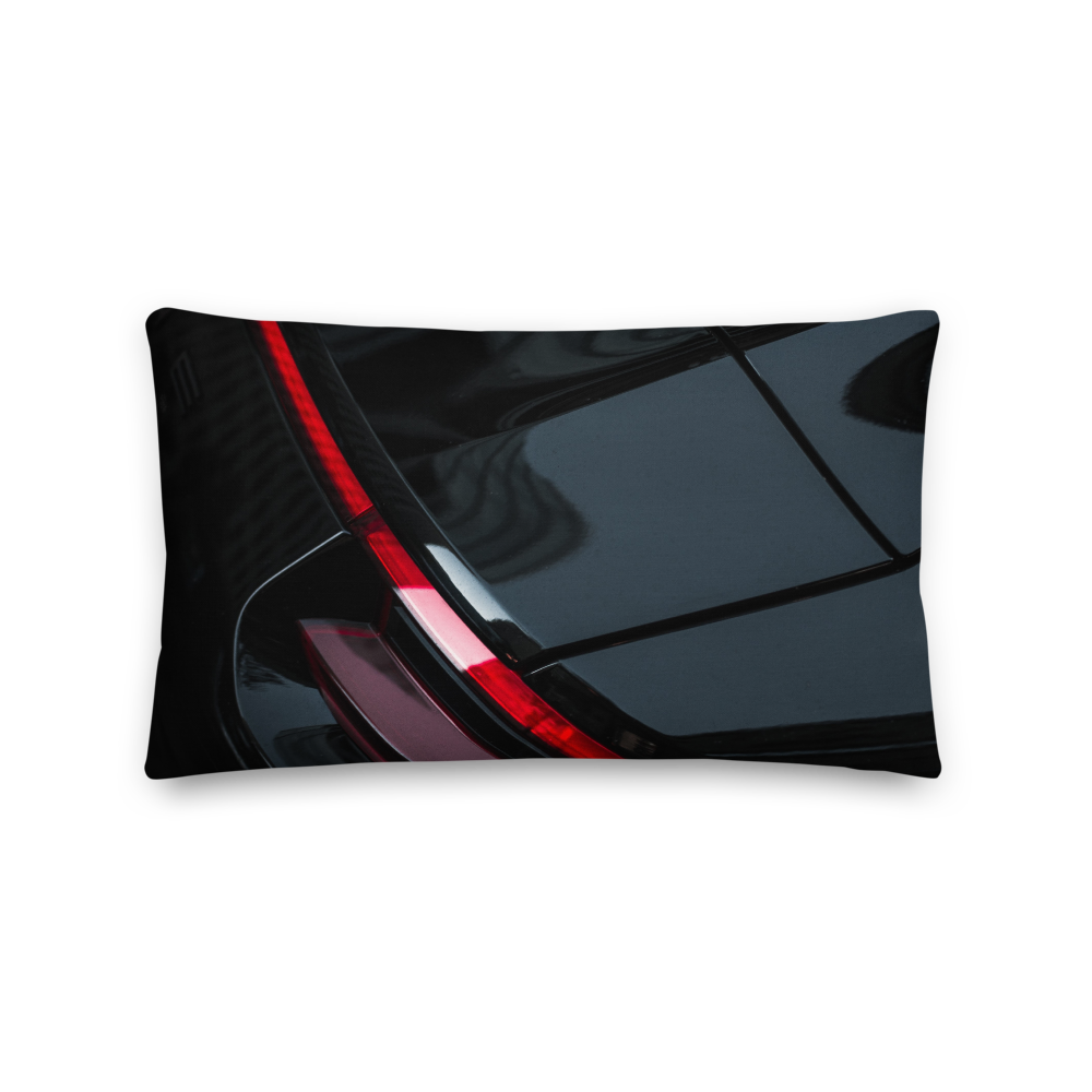 Default Title Black Automotive Rectangle Premium Pillow by Design Express