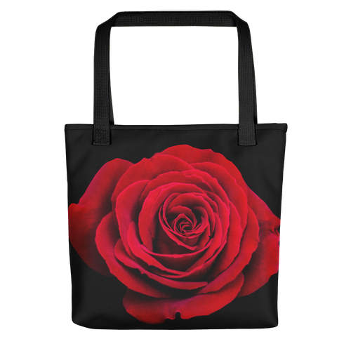 Default Title Charming Red Rose Tote Bag by Design Express