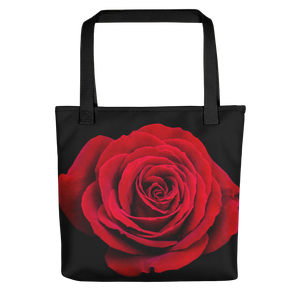 Default Title Charming Red Rose Tote Bag by Design Express