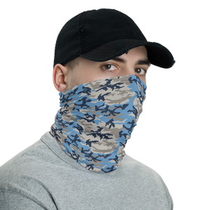 Blue Forest Camo Neck Gaiter Masks by Design Express