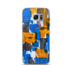 Samsung Galaxy S7 Edge Bluerange Abstract Painting Samsung Case by Design Express