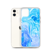 Blue Watercolor Marble iPhone Case by Design Express