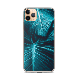 iPhone 11 Pro Max Turquoise Leaf iPhone Case by Design Express