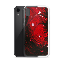 Black Red Abstract iPhone Case by Design Express