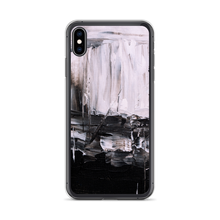 iPhone XS Max Black & White Abstract Painting iPhone Case by Design Express