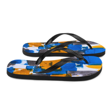 Bluerange Abstract Marble Flip-Flops by Design Express