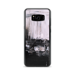 Samsung Galaxy S8+ Black & White Abstract Painting Samsung Case by Design Express