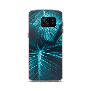 Samsung Galaxy S7 Turquoise Leaf Samsung Case by Design Express