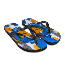 Bluerange Abstract Marble Flip-Flops by Design Express