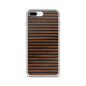 iPhone 7 Plus/8 Plus Horizontal Brown Wood iPhone Case by Design Express