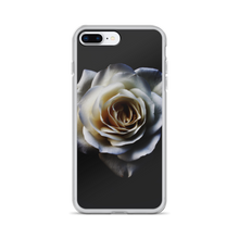 iPhone 7 Plus/8 Plus White Rose on Black iPhone Case by Design Express