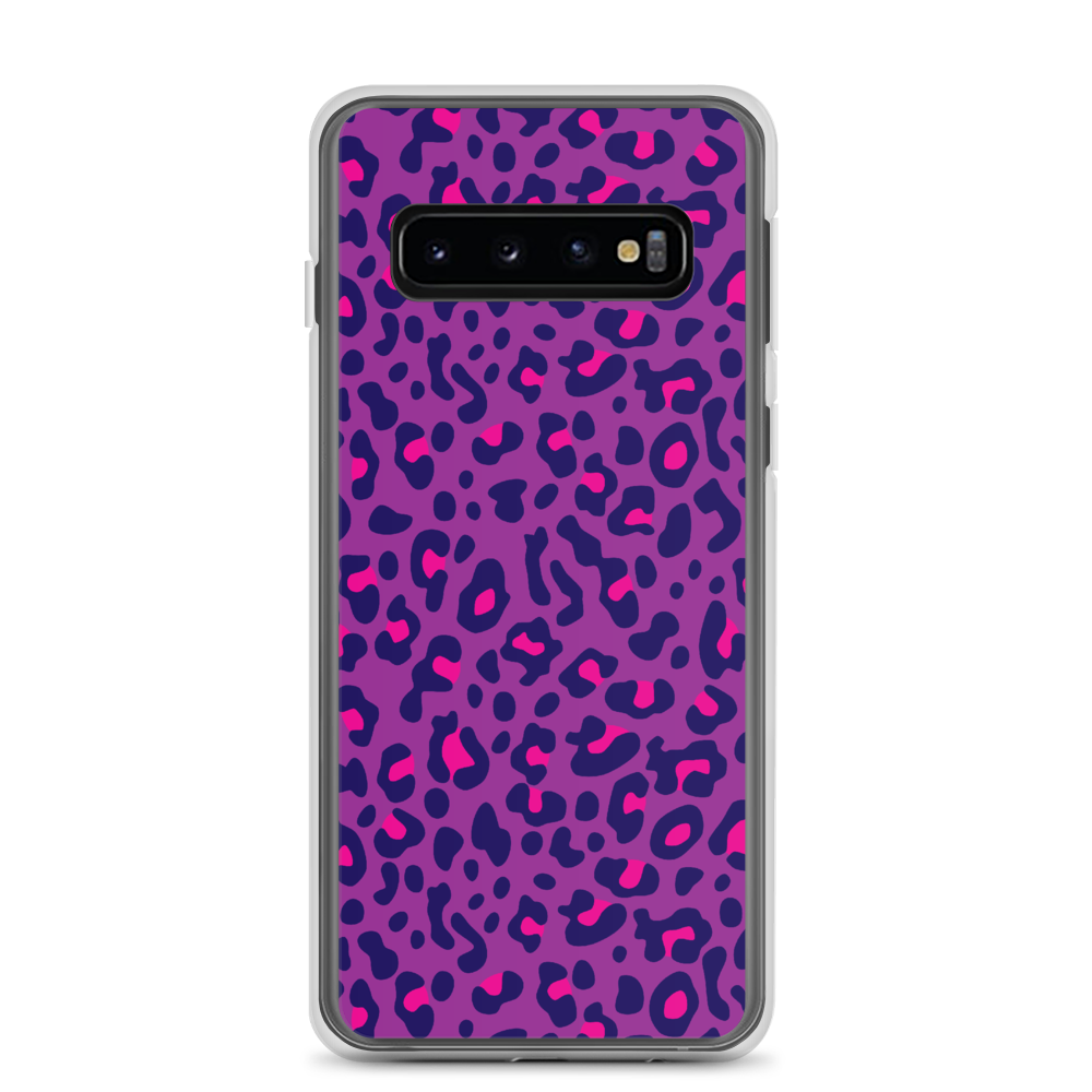 Samsung Galaxy S10 Purple Leopard Print Samsung Case by Design Express