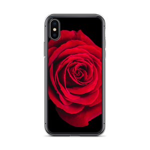 iPhone X/XS Charming Red Rose iPhone Case by Design Express