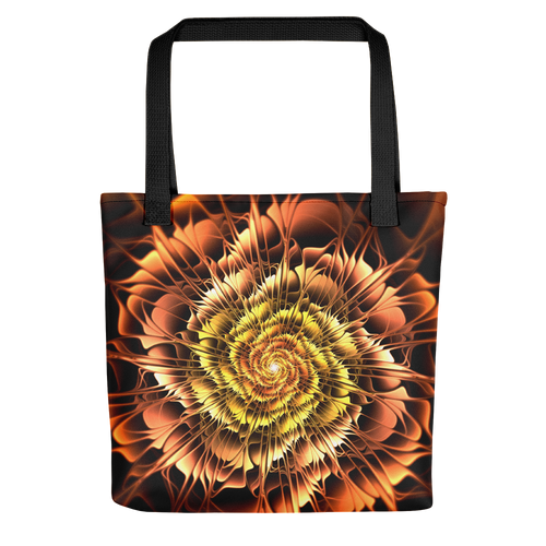 Default Title Abstract FLower 01 Tote Bag by Design Express